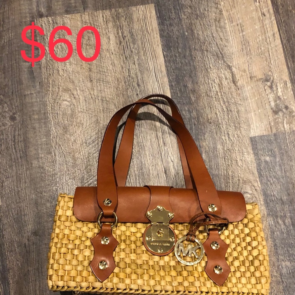 Vintage MK straw bag